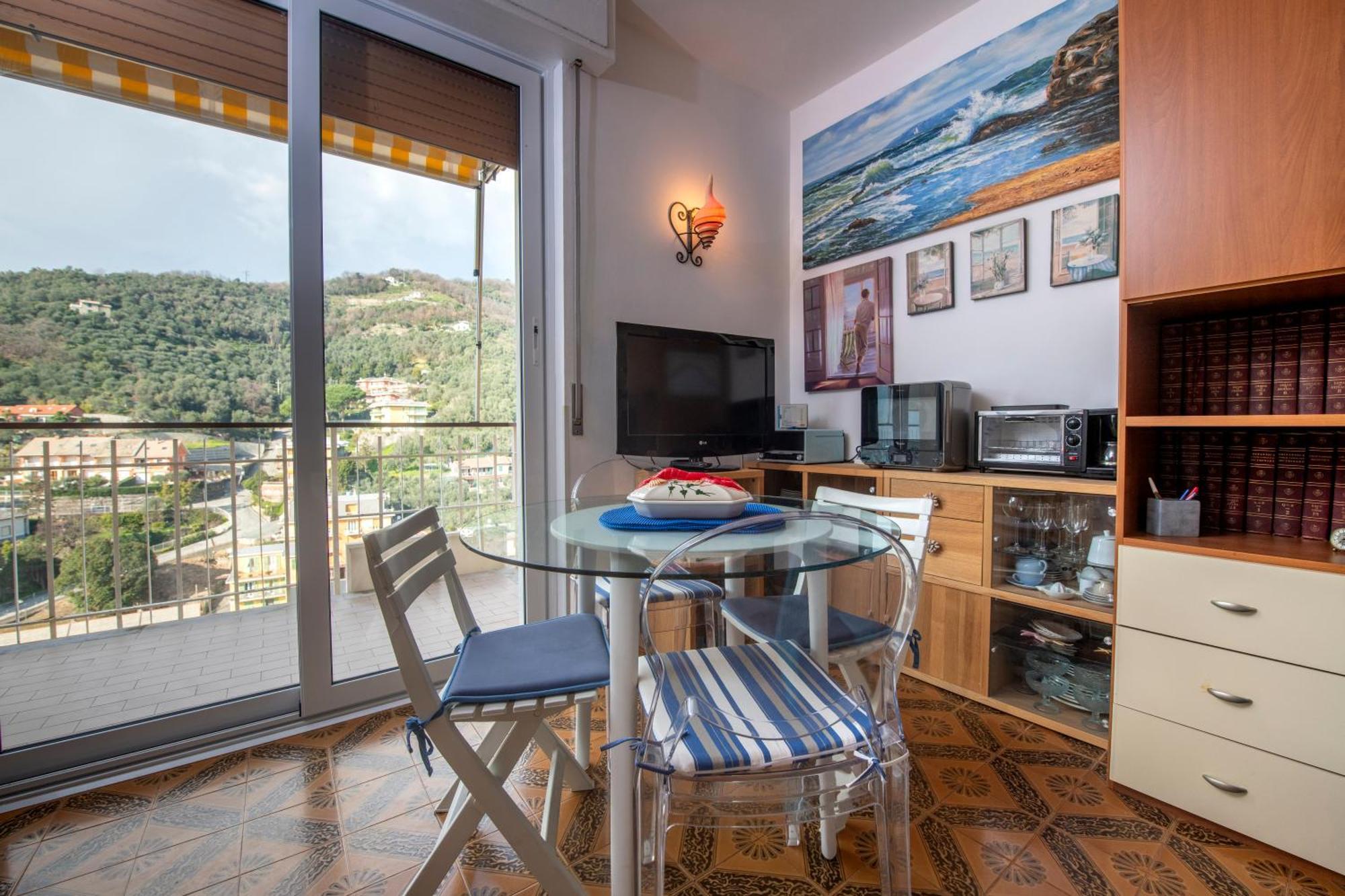 239 - Casa Del Sole Vista Mare Moneglia - 5Minuti A Piedi Dal Mare - Parcheggio Privato Daire Dış mekan fotoğraf